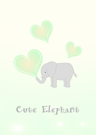 Cute Elephant Love Fantasy