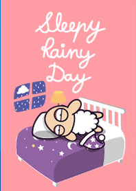 UNSLEEP SHEEP : Sleepy Rainy Day (Pink)