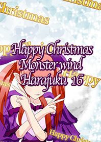 Happy Christmas Monster wind Harajuku16