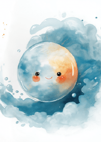 Cloud Baby and the Sunset Kiss