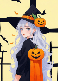 cute little witch halloween V. 55