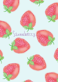 수채화 물감 : 딸기 WV