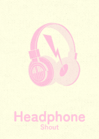 Headphone_shout Baby pink