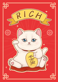 The maneki-neko (fortune cat)  rich 64