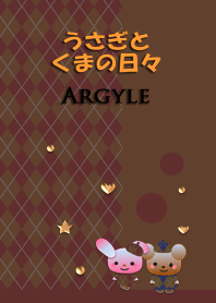 Rabbit and bear daily<Argyle>