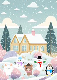 Kawaii scandinavian style(Winter-886)