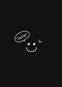 Heart Smile .Black