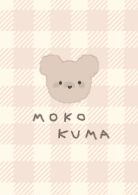 MOKO KUMA - Plaid -  #orange&turquoise