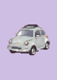 Carro Pixel Art Tema Roxo 04
