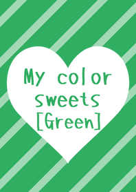 My color sweets[Green]