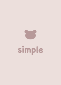 Bear2 *Dullness Pink2*