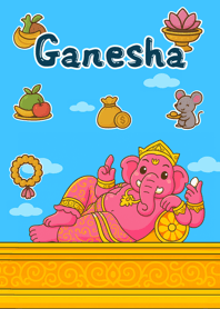 พระพิฆเนศปางนอน รุ่งเรือง เสวยสุข