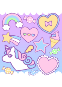pastel cute unicorn