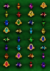 カラフルポップな指輪のきせかえ