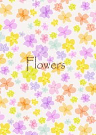 Colorful and happy flower pattern10.