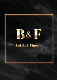 [ B&F ] Initial Theme  Gold Black