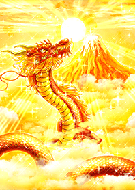 Golden Fuji and Red Dragon