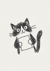 都会の純真：にゃんこの白黒詩集