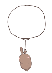rabbit staring-132-white