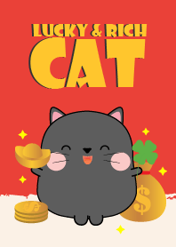 Lucky & Rich Black Cat