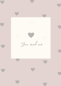 pattern_heart #ivorypink gray