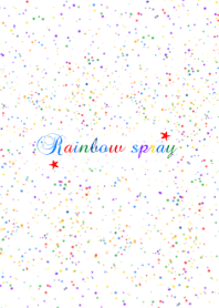 Rainbow spray