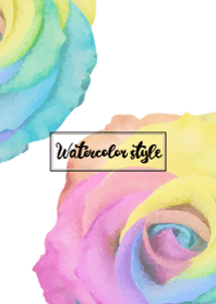 Watercolor style Theme 16