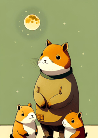 Ukiyo-e - Capybara 1F123f