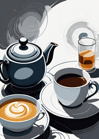 Leisurely coffee time   1fCF39