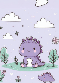 Cute little dino kawaii n.24