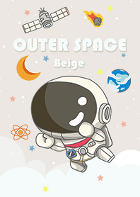 Outer Space/Galaxy/Baby Spaceman/Beige