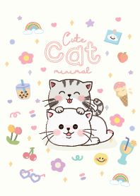 cat cute! pink :)