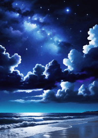 Night starry sky with nebula F913dF