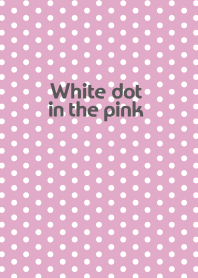 white dot in the pink