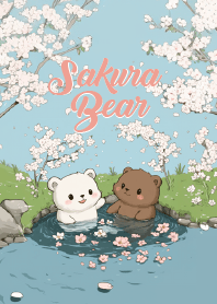 lovely bear in sakura onsen