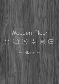 Wooden floor - Black -