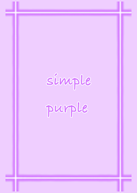 Simple Purple- Purple