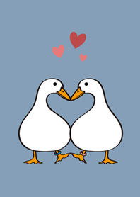 鴨箱寶˙愛你鴨(莫蘭迪藍色)