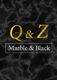 Q&Z-Marble&Black-Initial
