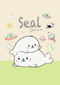 แมวน้ำอวกาศ สีเขียว