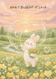 Heart Bubbles of Love
