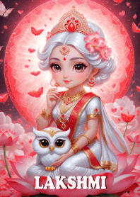 Lakshmi: Wealth, fulfillment, wealth.