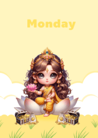 Lakshmi birthday color Yallow