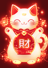 Auspicious Glowing Fortune Cat JP