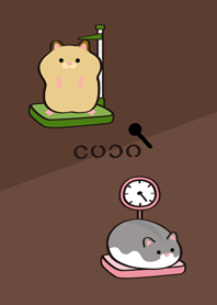 Hamster health check!(dark brown)