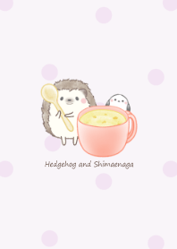 Hedgehog and Shimaenaga -soup- purple 2