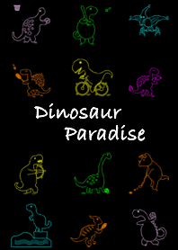 Dinosaur Paradise 16 Black(Sport Theme)
