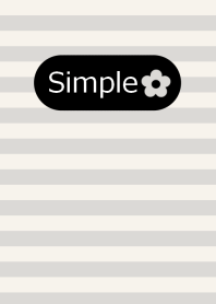 Striped pattern and simple 12 from japan