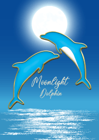 Enamel Pin Moonlight Dolphin 29