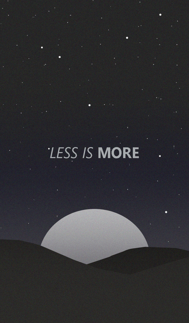 Less is more - #22 Nature